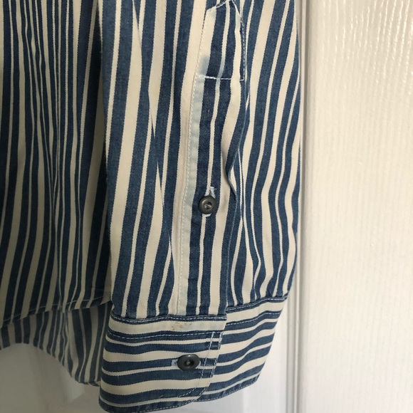 Armani Jeans | Vintage Striped Button Down Shirt - Picture 8 of 8